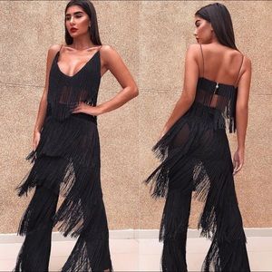 Meshki Black fringe set 🖤
